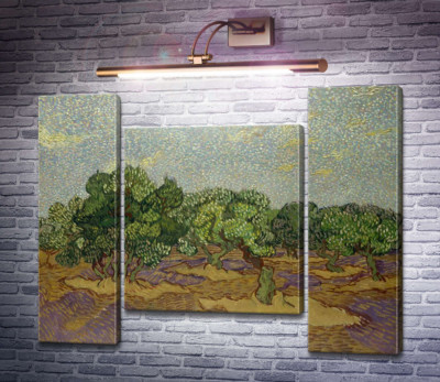 Оливковая роща и бледно-голубое небо (Olive Grove - Pale Blue Sky), 1889
