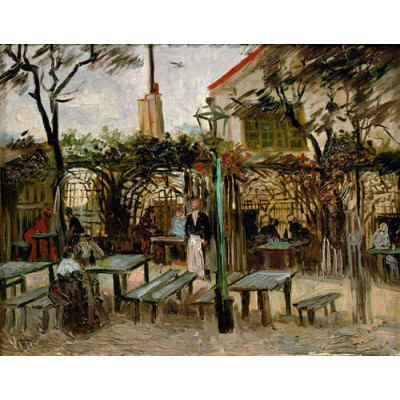 Терраса кафе на Монтмартре (Terrace of a Cafe on Montmartre), 1886