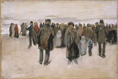 Пляж в Схевенингене