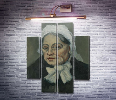 Голова пожилой женщины в белом чепце (Head of an Old Woman in a White Cap), 1885 b