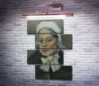 Голова пожилой женщины в белом чепце (Head of an Old Woman in a White Cap), 1885 b