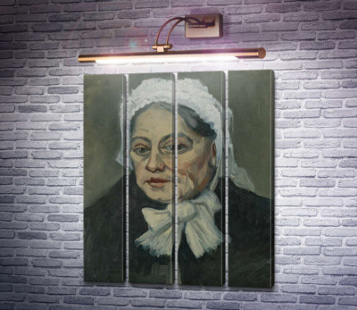 Голова пожилой женщины в белом чепце (Head of an Old Woman in a White Cap), 1885 b