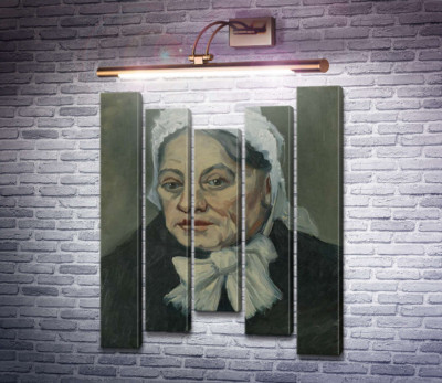 Голова пожилой женщины в белом чепце (Head of an Old Woman in a White Cap), 1885 b