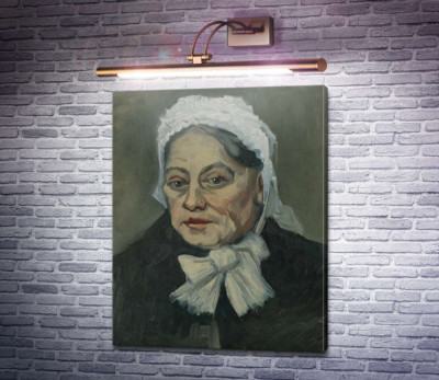 Голова пожилой женщины в белом чепце (Head of an Old Woman in a White Cap), 1885 b