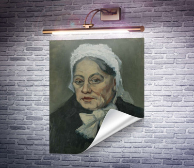 Голова пожилой женщины в белом чепце (Head of an Old Woman in a White Cap), 1885 b