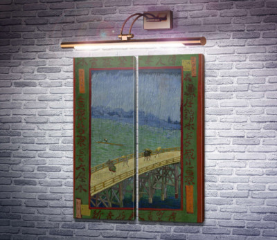 Мост под дождём, по работе Хирошиги  (The Bridge in the Rain (after Hiroshige), 1887