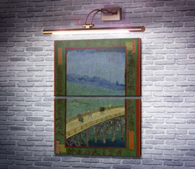 Міст під дощем, по роботі Хірошігі (The Bridge in the Rain (after Hiroshige), 1887