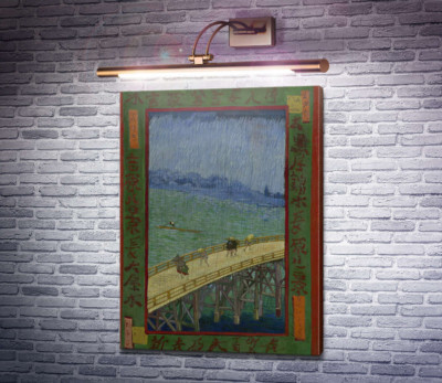Мост под дождём, по работе Хирошиги  (The Bridge in the Rain (after Hiroshige), 1887
