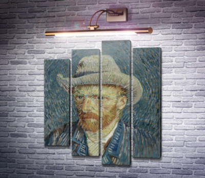 Автопортрет в фетровой шляпе (Self Portrait with Felt Hat), 1887-88