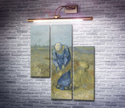 Крестьянка, вяжущая снопы (по мотивам Милле) (Peasant Woman Binding Sheaves (after Millet), 1889