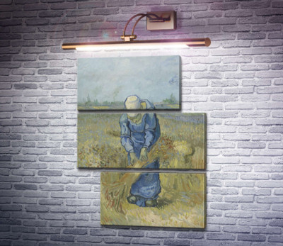 Крестьянка, вяжущая снопы (по мотивам Милле) (Peasant Woman Binding Sheaves (after Millet), 1889