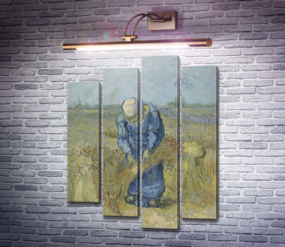 Крестьянка, вяжущая снопы (по мотивам Милле) (Peasant Woman Binding Sheaves (after Millet), 1889