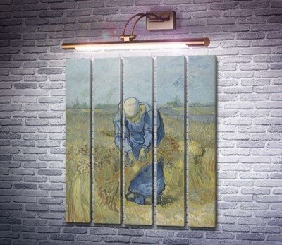 Селянка, в'яжуча снопи (за мотивами Мілле) (Peasant Woman Binding Sheaves (after Millet), 1889