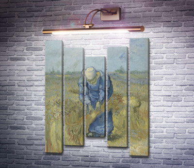 Селянка, в'яжуча снопи (за мотивами Мілле) (Peasant Woman Binding Sheaves (after Millet), 1889
