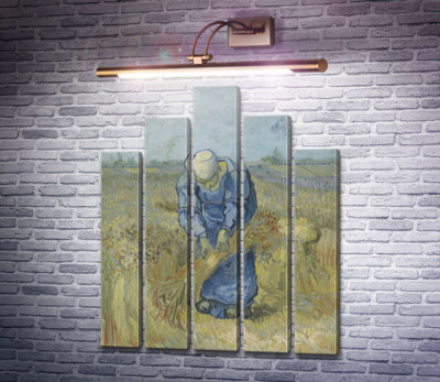 Крестьянка, вяжущая снопы (по мотивам Милле) (Peasant Woman Binding Sheaves (after Millet), 1889
