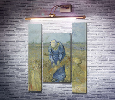 Крестьянка, вяжущая снопы (по мотивам Милле) (Peasant Woman Binding Sheaves (after Millet), 1889