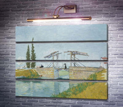 Мост Ланглуа в Арле (The Langlois Bridge at Arles), 1888