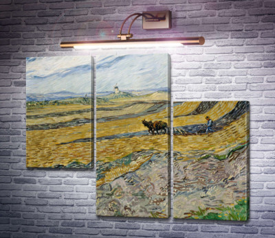 Обгороджене поле з орачем (Enclosed Field with Ploughman), 1889