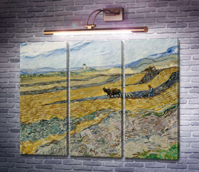 Огороженное поле с пахарем (Enclosed Field with Ploughman), 1889