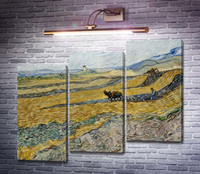 Огороженное поле с пахарем (Enclosed Field with Ploughman), 1889