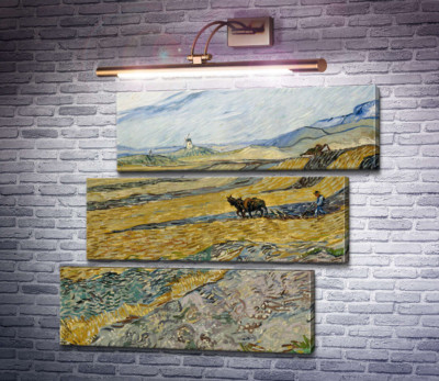 Обгороджене поле з орачем (Enclosed Field with Ploughman), 1889
