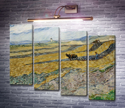Обгороджене поле з орачем (Enclosed Field with Ploughman), 1889