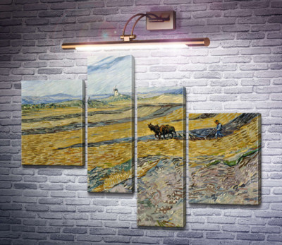 Огороженное поле с пахарем (Enclosed Field with Ploughman), 1889