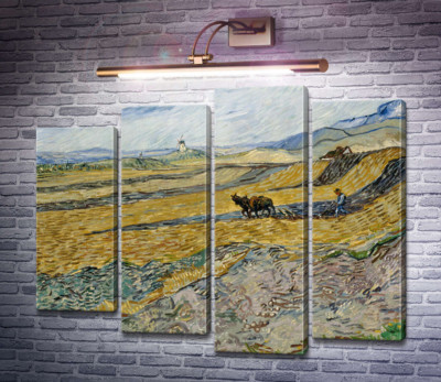 Обгороджене поле з орачем (Enclosed Field with Ploughman), 1889