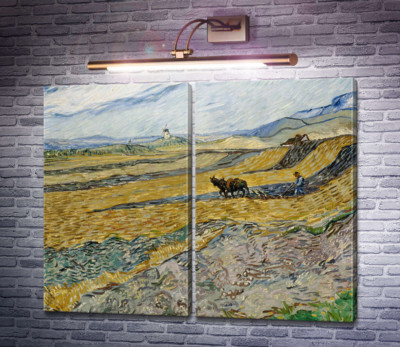 Обгороджене поле з орачем (Enclosed Field with Ploughman), 1889