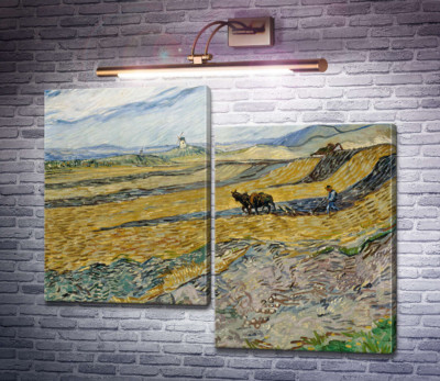 Обгороджене поле з орачем (Enclosed Field with Ploughman), 1889