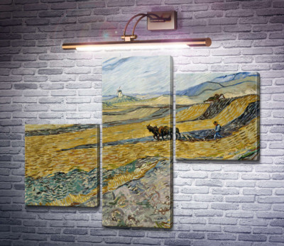 Обгороджене поле з орачем (Enclosed Field with Ploughman), 1889