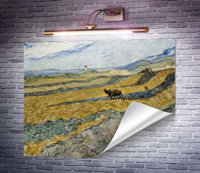 Огороженное поле с пахарем (Enclosed Field with Ploughman), 1889