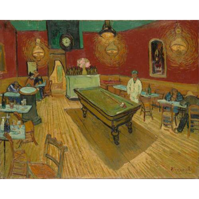 Ночное кафе на площади Ламартин в Арле (Night Cafe), 1888