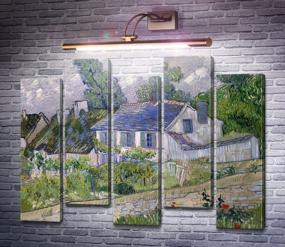 Будинки в Овері (Houses in Auvers), 1890 01