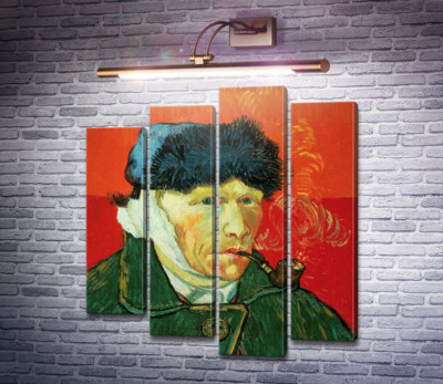 Автопортрет з перев'язаним вухом і трубкою (Self Portrait with Bandaged Ear and Pipe), 1889