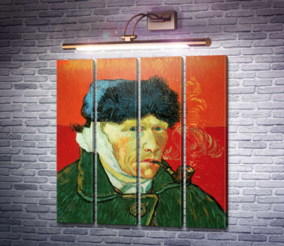 Автопортрет с перевязанным ухом и трубкой (Self Portrait with Bandaged Ear and Pipe), 1889