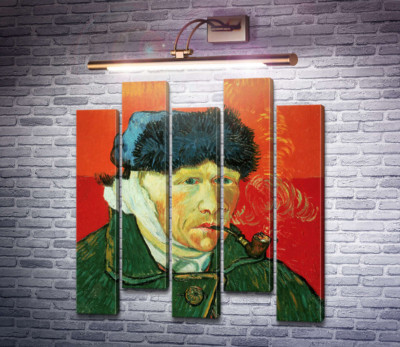 Автопортрет з перев'язаним вухом і трубкою (Self Portrait with Bandaged Ear and Pipe), 1889