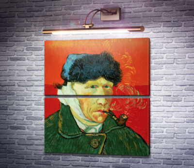 Автопортрет з перев'язаним вухом і трубкою (Self Portrait with Bandaged Ear and Pipe), 1889