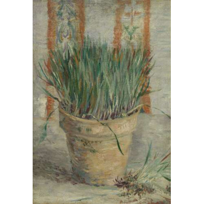 Цветочный горшок с луком (Flowerpot with Chives), 1887