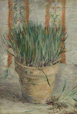 Цветочный горшок с луком (Flowerpot with Chives), 1887