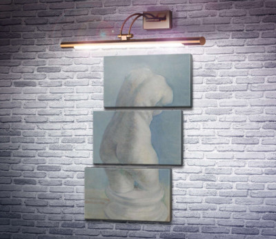 Гипсовый женский торс. Вид сзади (Plaster-Torso (female) in Back View), 1886