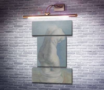 Гіпсовий жіночий торс. Вид ззаду (Plaster-Torso (female) in Back View), 1886
