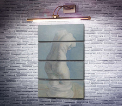 Гипсовый женский торс. Вид сзади (Plaster-Torso (female) in Back View), 1886