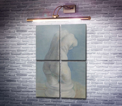 Гіпсовий жіночий торс. Вид ззаду (Plaster-Torso (female) in Back View), 1886