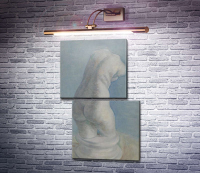 Гіпсовий жіночий торс. Вид ззаду (Plaster-Torso (female) in Back View), 1886