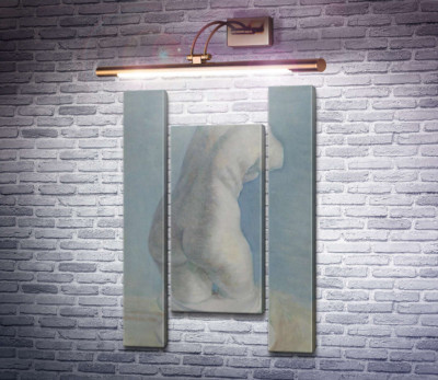 Гипсовый женский торс. Вид сзади (Plaster-Torso (female) in Back View), 1886