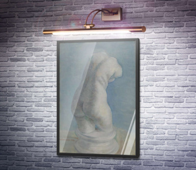 Гипсовый женский торс. Вид сзади (Plaster-Torso (female) in Back View), 1886