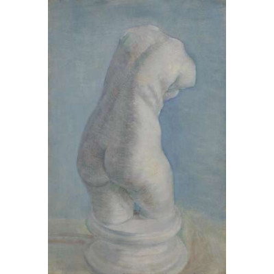 Гіпсовий жіночий торс. Вид ззаду (Plaster-Torso (female) in Back View), 1886