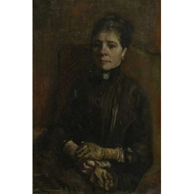 Портрет сидящей женщины (Portrait of a Woman Seated), 1886