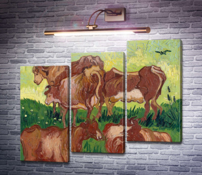 Корови, по роботі Жордена (Cows (after Jorsaens)), 1890